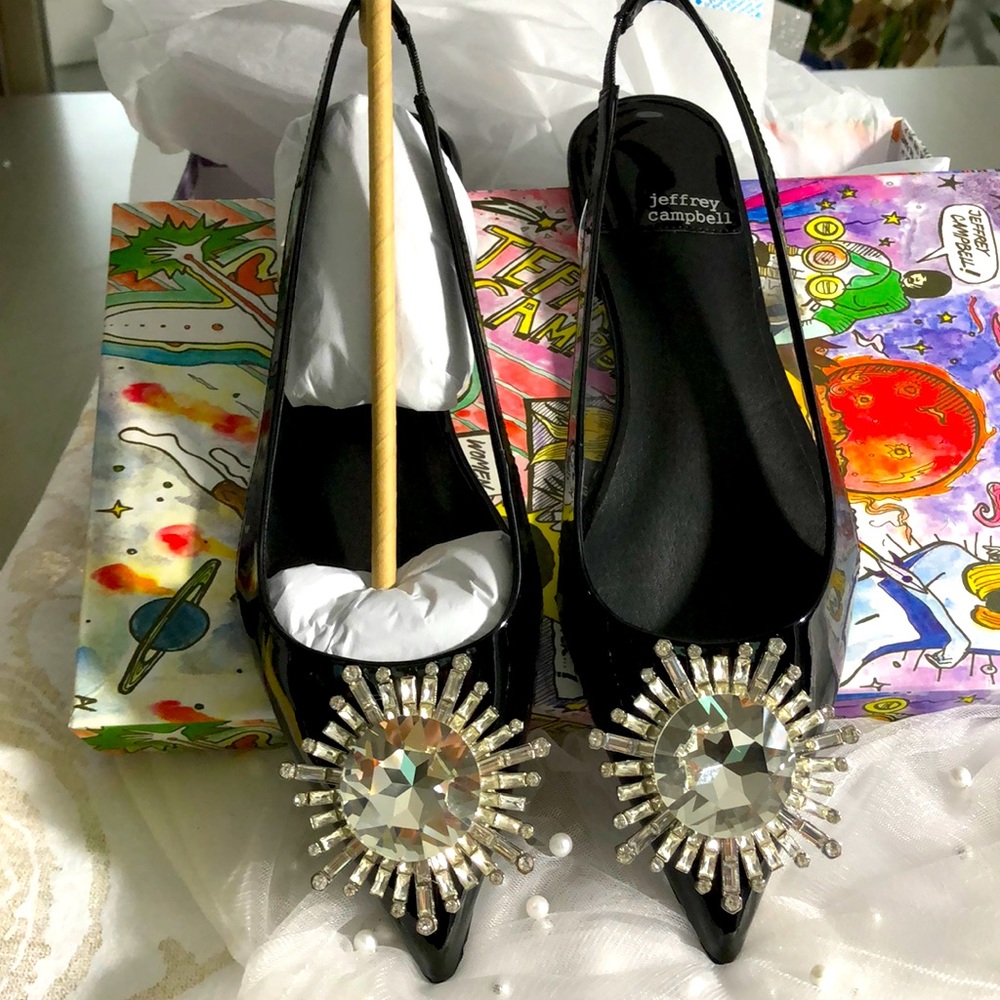 Jeffrey Campbell slingback   Flat. Sz9  BE…
